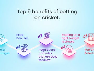 A detailed guide on the Top 5 benefits of betting on cricket.