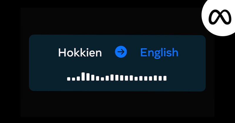 Meta develops new AI translator for spoken languages