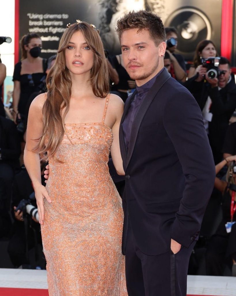 Barbara Palvin with her boyfriend Dylan on the red carpet at the Venice Film Festival