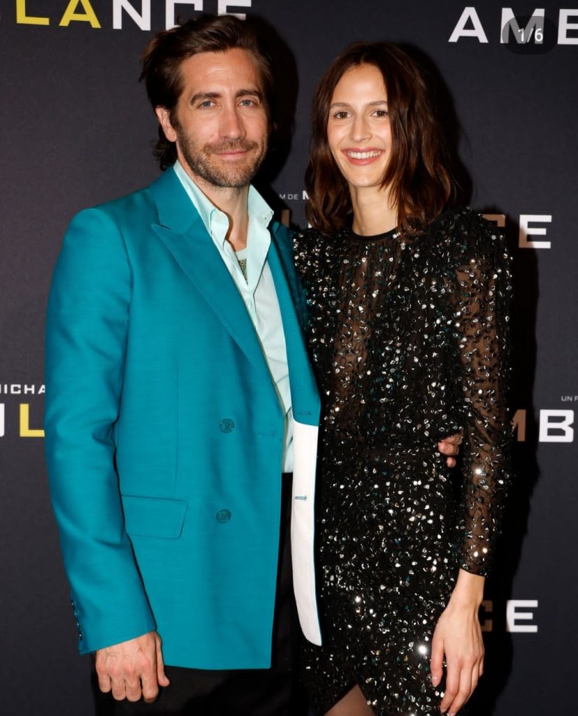 Jeanne Cadieu with her boyfriend Jake Gyllenhaal