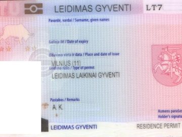 permit in Lithuania