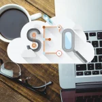 top view cloud with word seo 1134 68