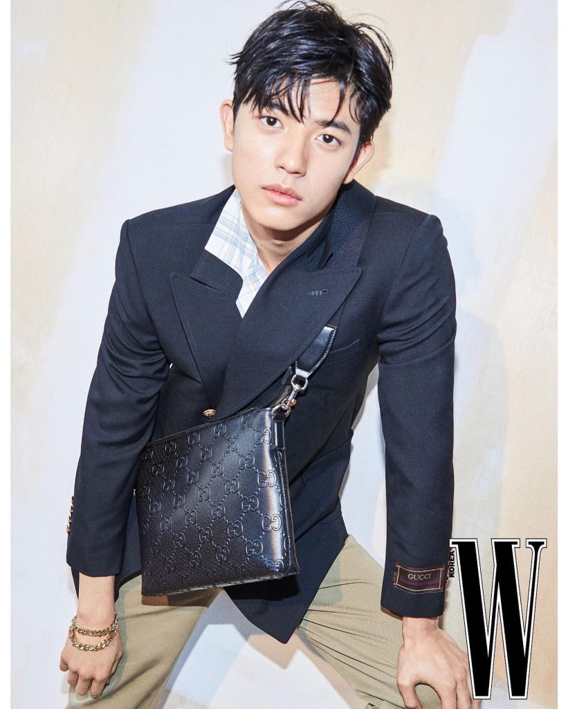 Park Solomon appeared in W Korea Company and promoting Gucci