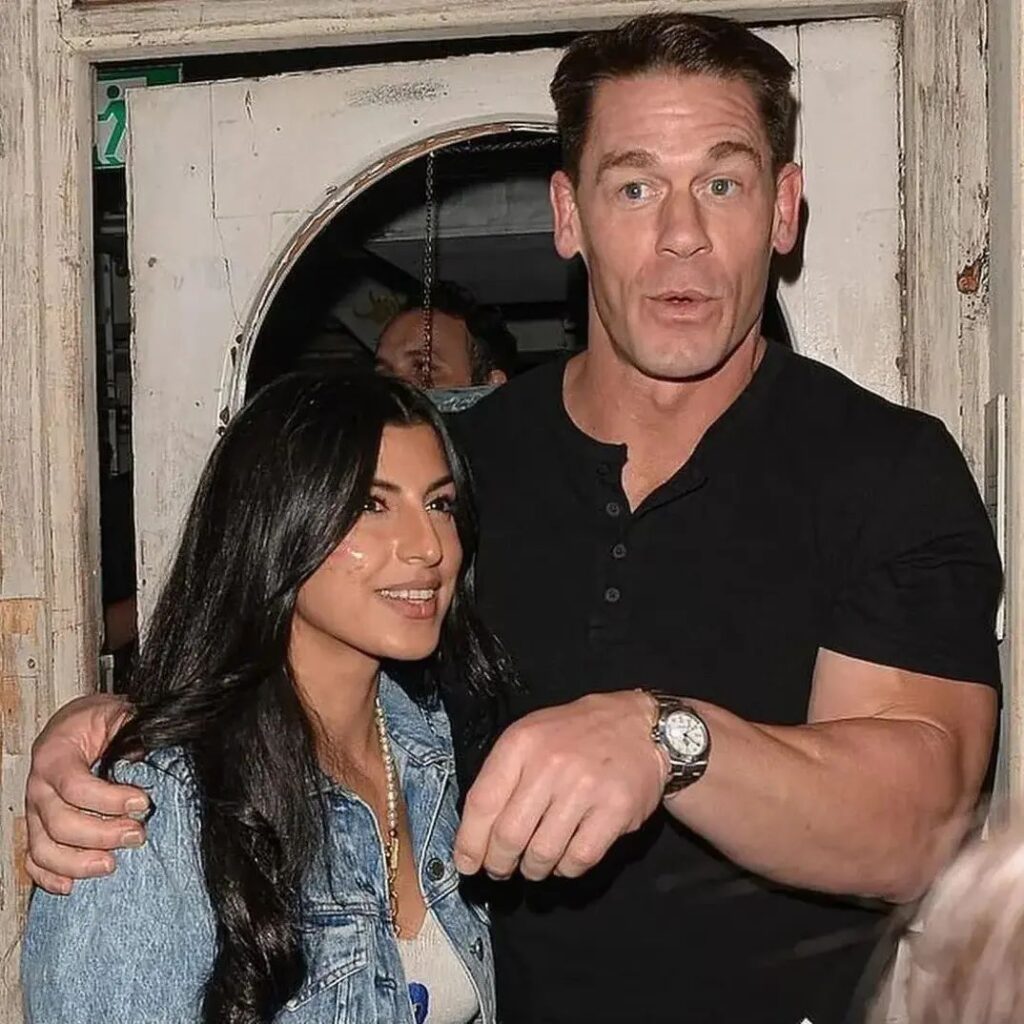 Shay Shariatzadeh with husband John Cena