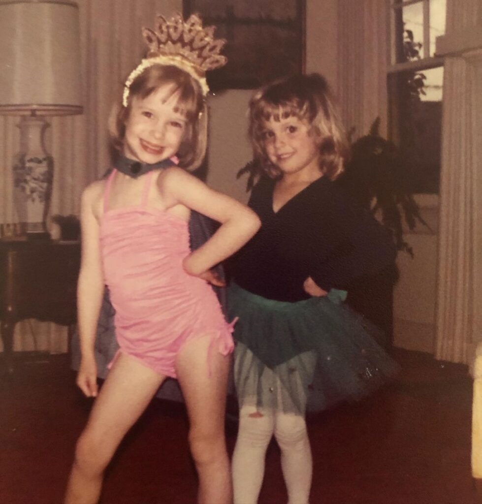Christina Hendricks childhood pic[left]