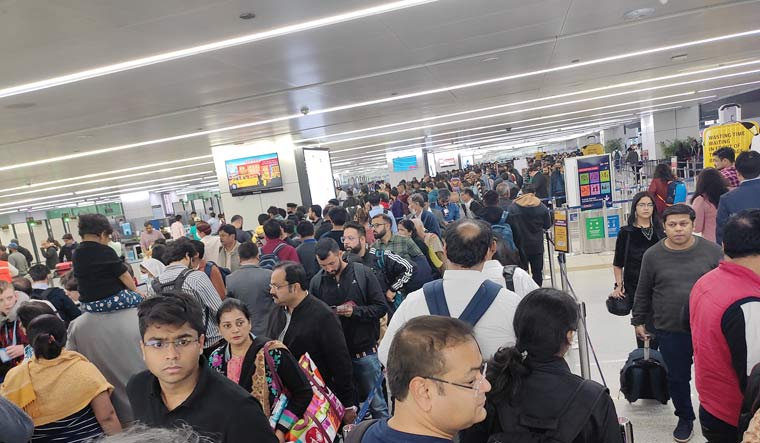 Delhi’s Terminal 3 services inconvenience passengers due to delays