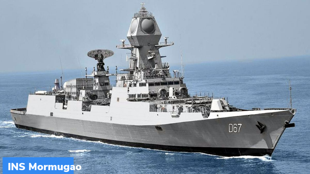 Navy inducts INS Mormugao stealth guided missile destroyer