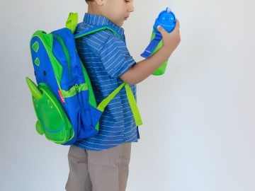 Clear backpack