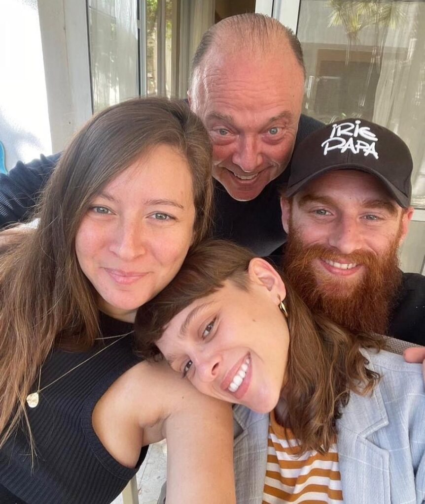 Shira Haas with her family