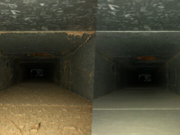 Duct Cleaning Before After