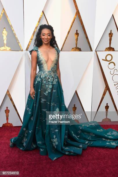 Betty Gabriel attends the 90th Annual Academy Awards 