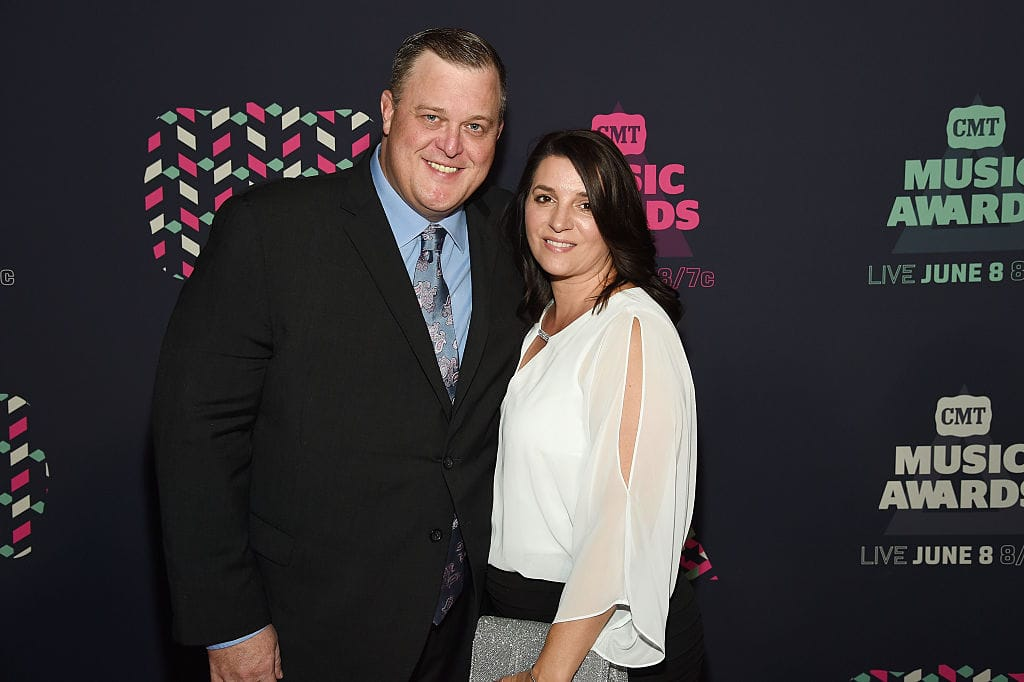 Billy Gardell with his wife