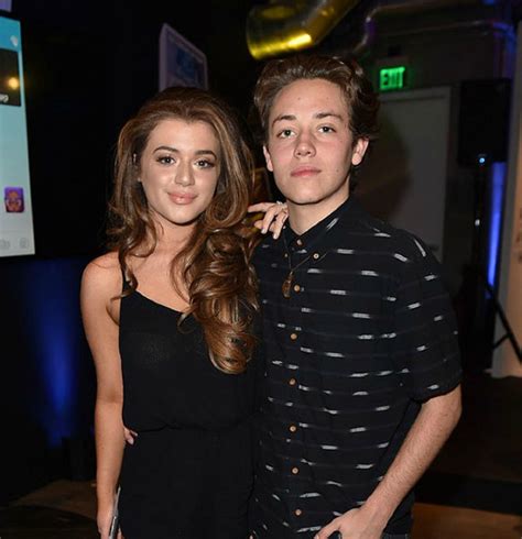Ethan Cutkosky with his girlfriend 