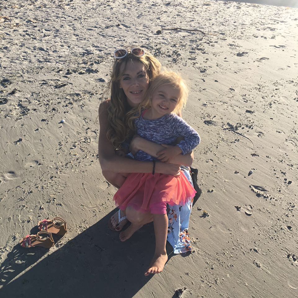 Jana Bezuidenhout with her daughter