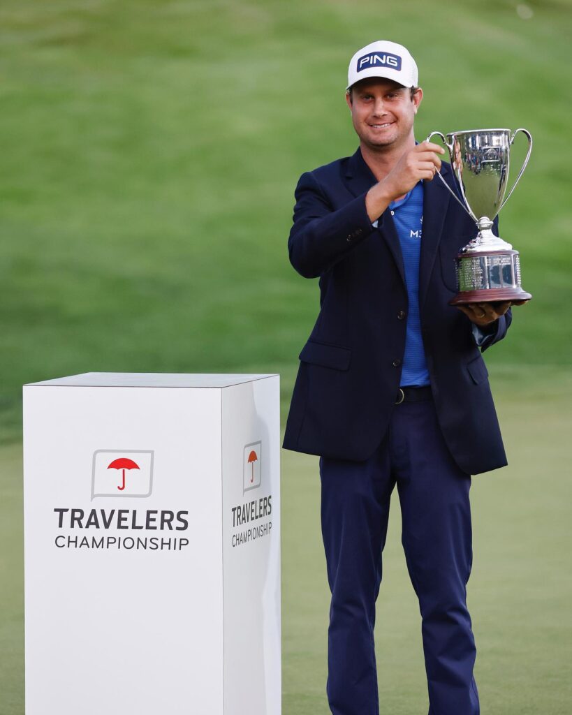 Harris English won Travelers Championship