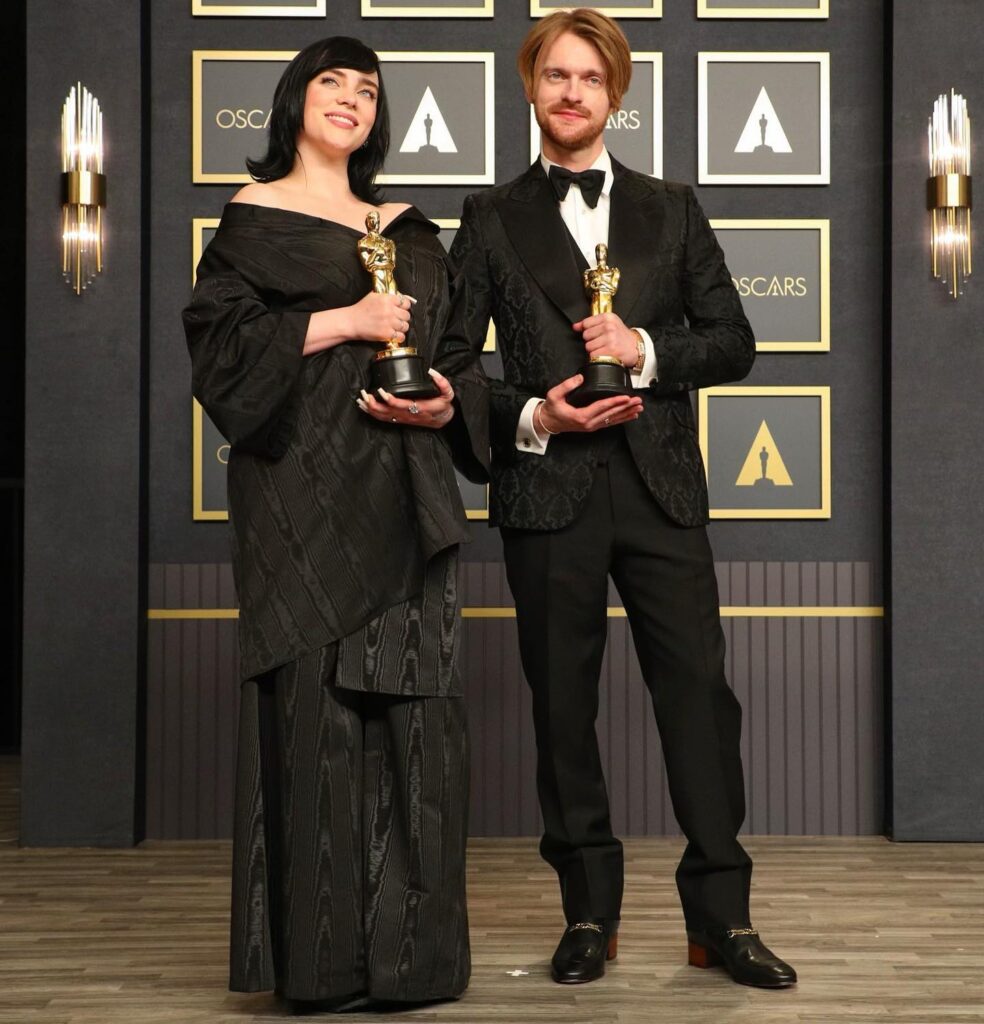 Billie Eilish with her brother Finneas