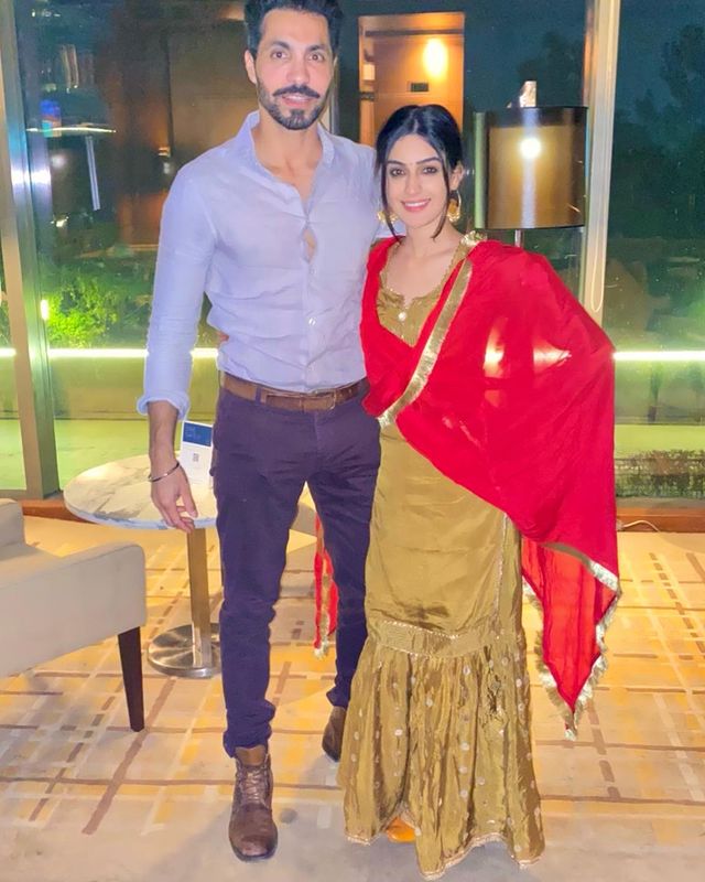 Reena Rai with her boyfriend 