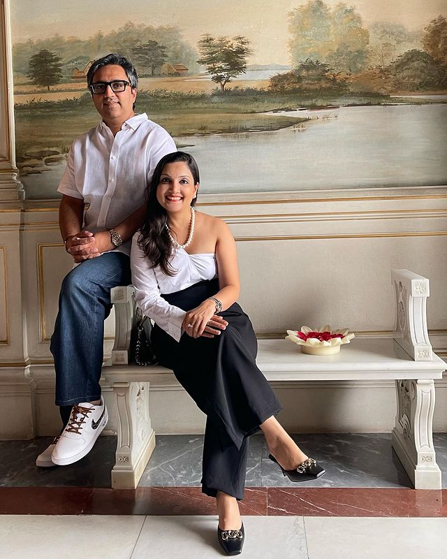Ashneer Grover: Wiki, Biography, Age, Family, Height, Career, Net Worth, Relationship, and More 5 Ashneer Grover with his wife