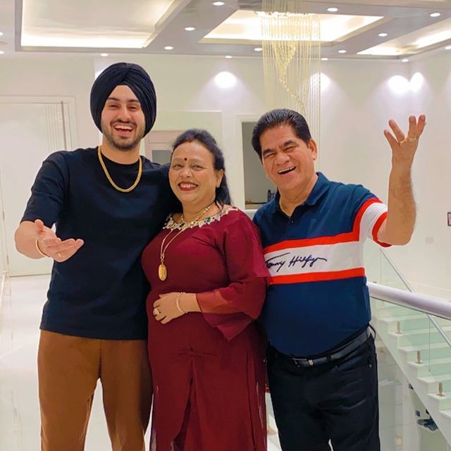 Rohan Preet Singh with his family