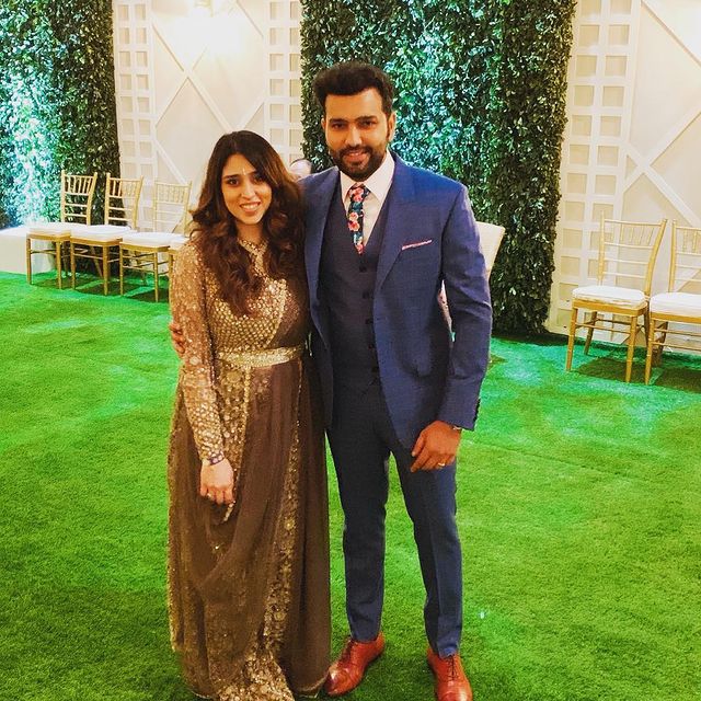 Ritika Sajdeh with her husband