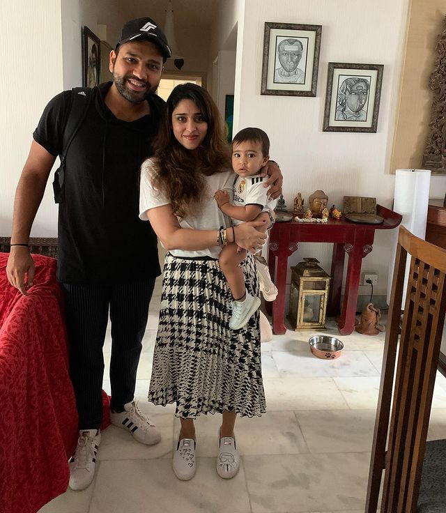 Ritika Sajdeh with her family