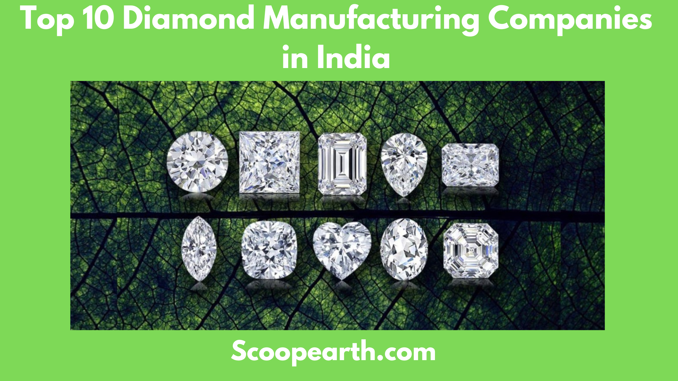 Top 10 Diamond Manufacturing Companies In India