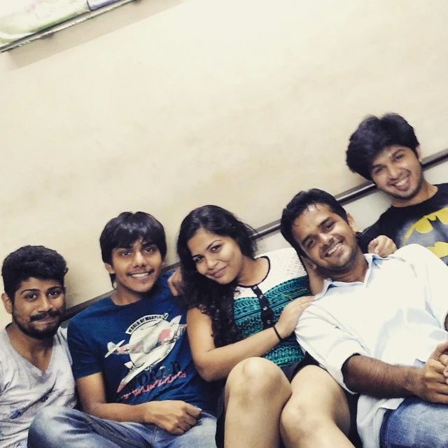 Aatur Harshad Mehta with his friends 
