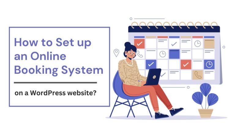 How to set up an online booking system on a WordPress website?