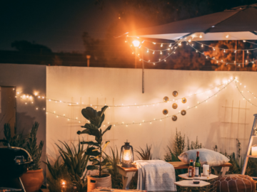 The Best Ways to Hang Your Backyard String Lights for the Dreamiest Patio