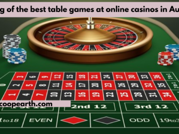 Ranking of the best table games at online casinos in Australia