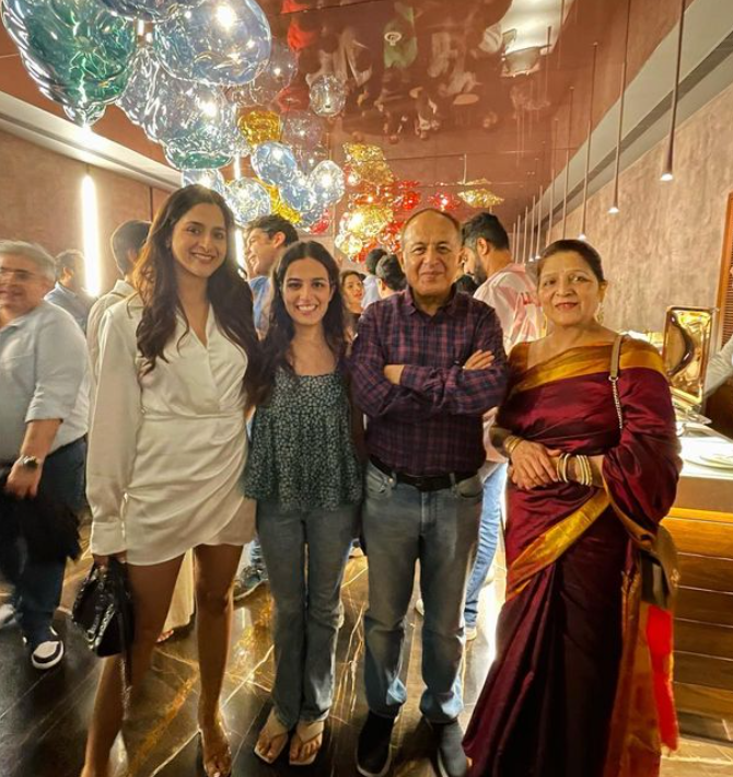 family of Arushi Sharma