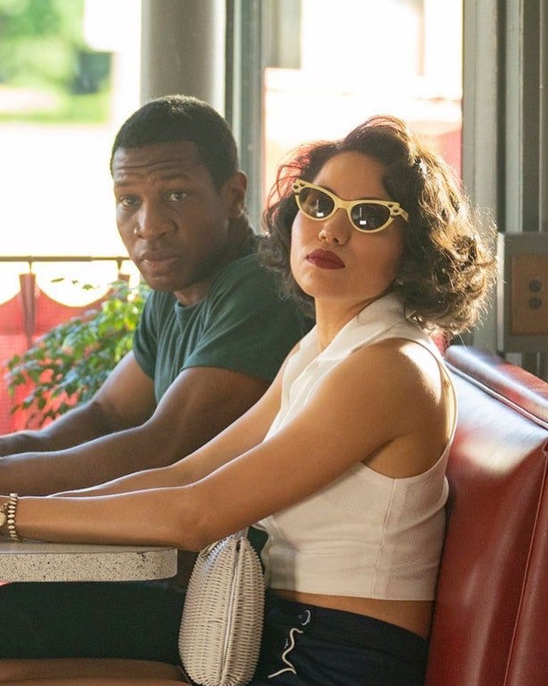 Jonathan Majors with his co-actor image