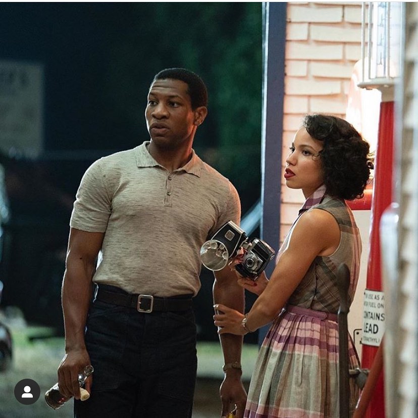 Jonathan Majors with his co-actor image