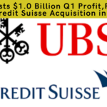 UBS Posts $1.0 Billion Q1 Profit, Ready for Credit Suisse Acquisition in Q2