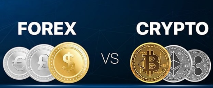 The difference between forex and cryptocurrency trading