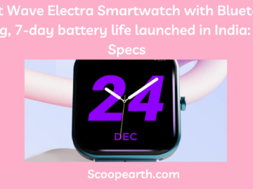 boAt Wave Electra Smartwatch with Bluetooth calling