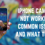 typical problems with the iPhone camera