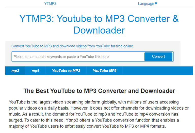 YTMP3: Why It's the Best Choice for You