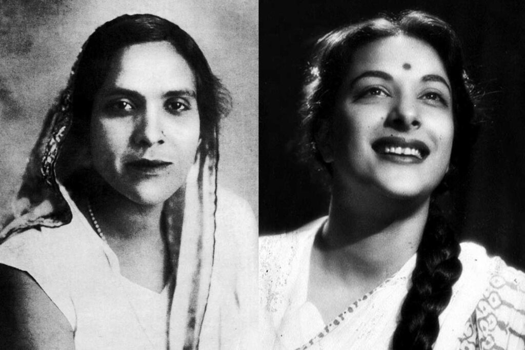 Jaddanbai and Nargis imge