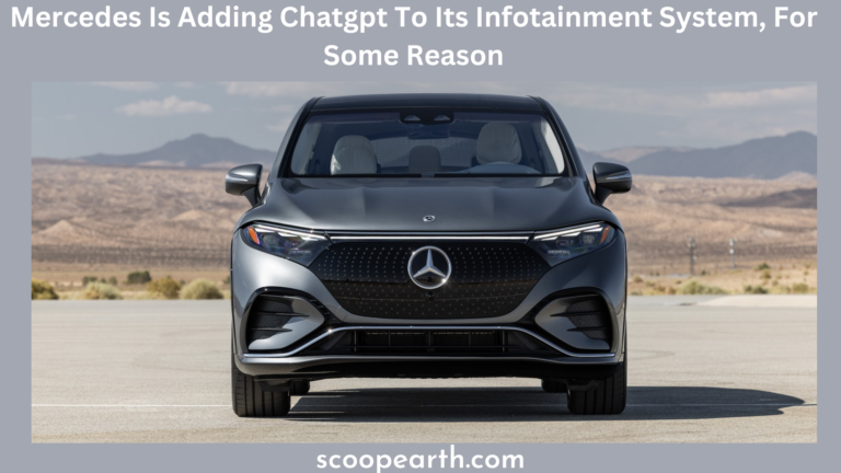 Mercedes Is Adding Chatgpt To Its Infotainment System, For Some Reason