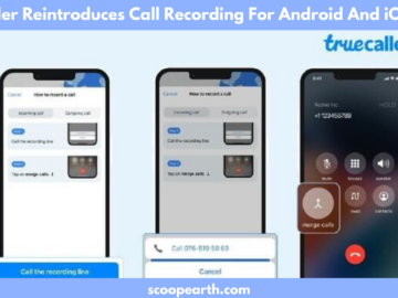 App for caller identification On both iOS and Android, Truecaller has made call recording available