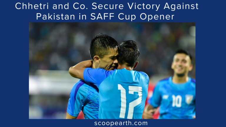 Chhetri and Co. Secure Victory Against Pakistan in SAFF Cup
