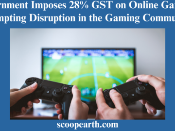Government Imposes 28% GST on Online Gaming