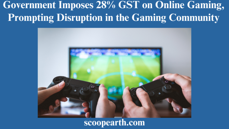 Government Imposes 28% GST on Online Gaming