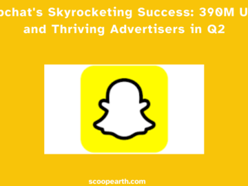 Snapchat keeps growing, with users close to 390M recorded recently, along with active advertisers in Q2
