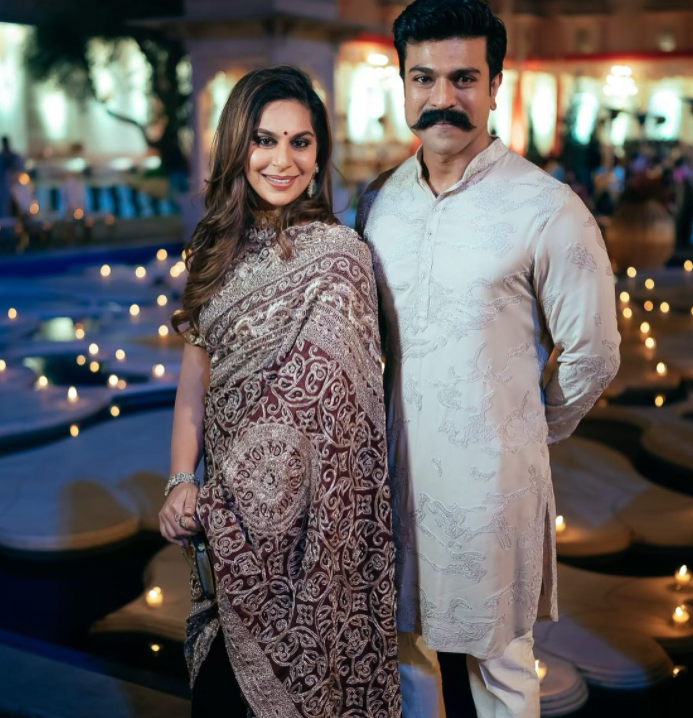 Ram Charan with his Wife image