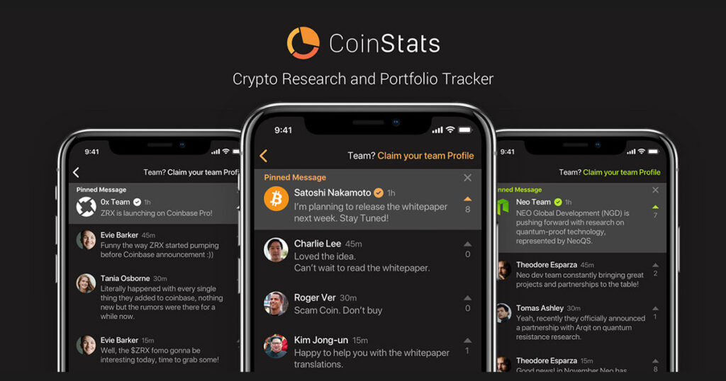 CoinStats Portfolio tracker image