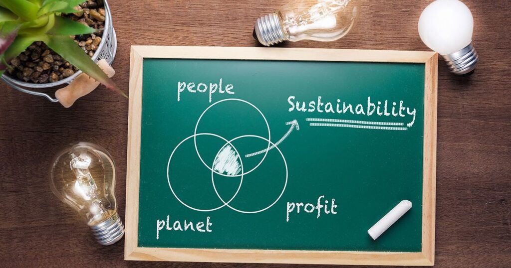 Balancing Profit and Environmental Impact Image
