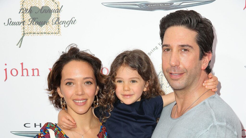 David Schwimmer with his family image