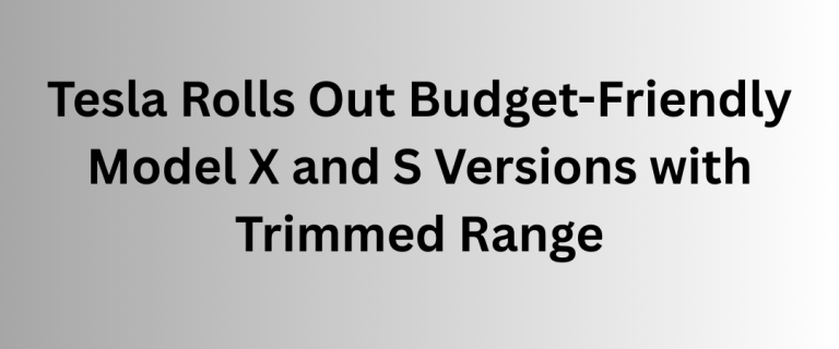 Tesla Rolls Out Budget-Friendly Model X and S Versions